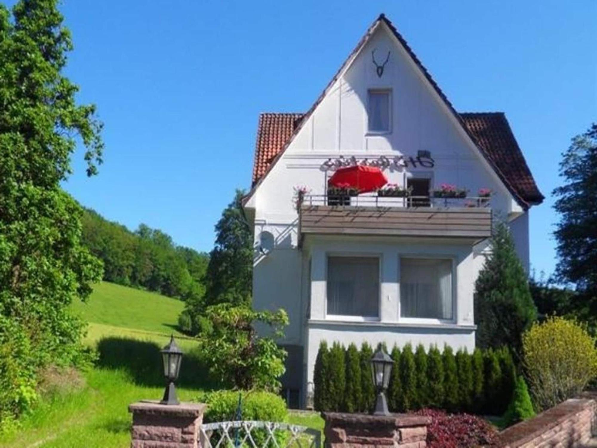 Spacious Apartment In Weser Uplands With Garden Bad Pyrmont Esterno foto